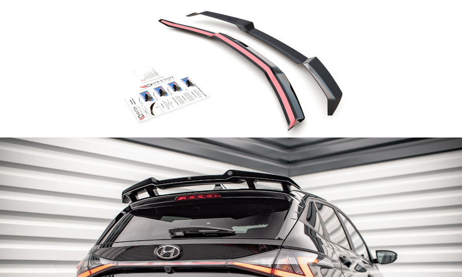 Maxton Design HY-I20-3-N-CAP1T Spoiler Cap Hyundai I20N MK3 | Duco Car Parts UK Car Parts