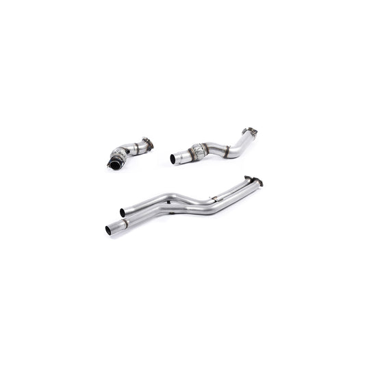 MillTek BMW F80 F82 Large Bore 3' De-cat Downpipes (M3 & M4)