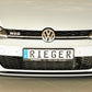 Rieger 00059580 VW Mk7 Golf Front Splitter (GTI, GTD & GTE) -  Matte Black