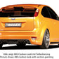 Rieger 00034138 Ford Focus 2 Rear Diffuser for Tailpipe Left & Right -  Matte Black