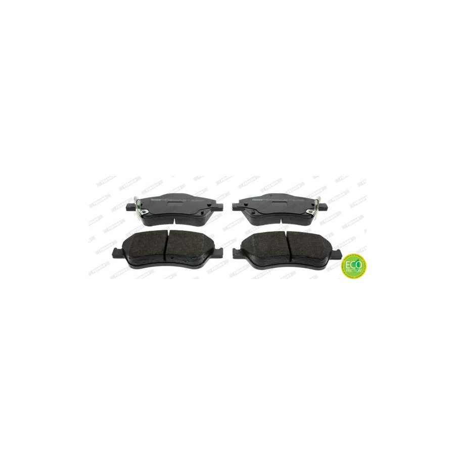 Ferodo Premier Eco Friction Fdb4046 Brake Pad Set With Acoustic Wear Warning With Piston Clip Without Accessories