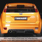 Rieger 00034137 Ford Focus 2 Rear Diffuser for Tailpipe Left -  Matte Black