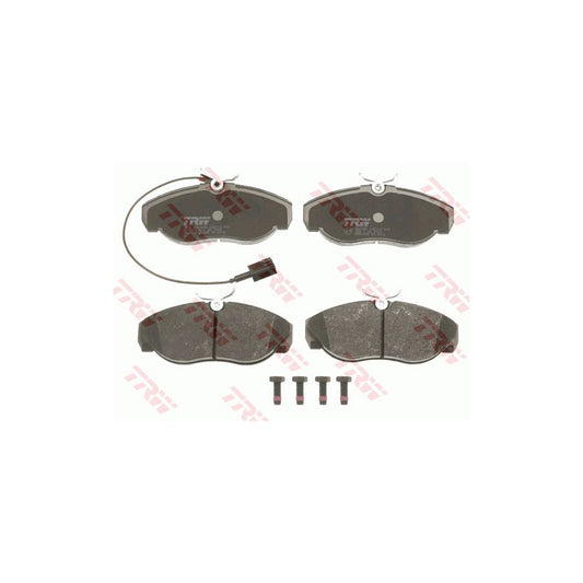 TRW Cotec Gdb1425 Brake Pad Set Incl Wear Warning Contact With Brake Caliper Screws With Accessories
