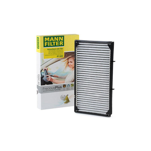 MANN-FILTER FP 3454 Pollen filter Activated Carbon Filter, Activated Carbon Filter with polyphenol, Particulate filter (PM 2.5), with antibacterial action, with fungicidal effect, FreciousPlus