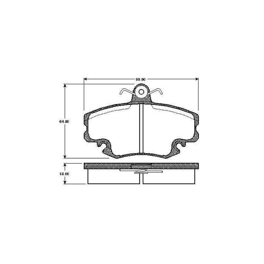 Bosch 0986Tb2953 Brake Pad Set Excl Wear Warning Contact With Bolts With Accessories