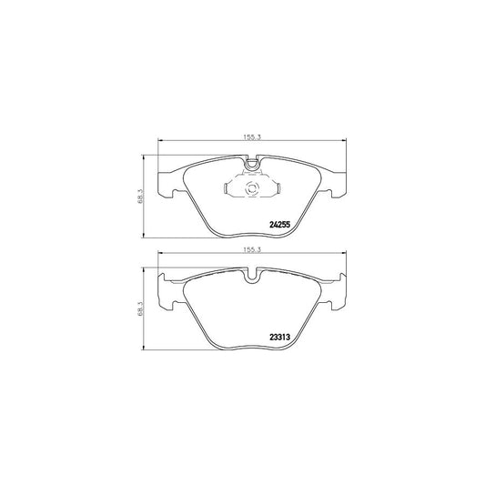 Hella 8DB 355 013 931 Brake Pad Set Prepared For Wear Indicator