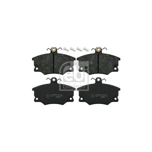 Febi Bilstein 16079 Brake Pad Set Front Axle Incl Wear Warning Contact With Attachment Material