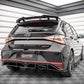 Maxton Design Hyundai I20N MK3 Central Rear Splitter (With Vertical Bars)