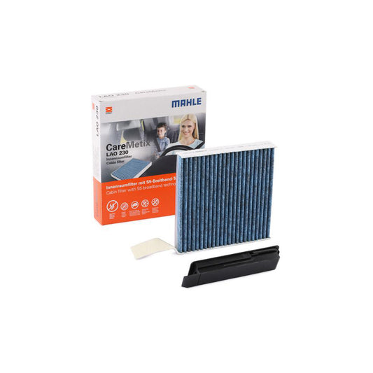 MAHLE ORIGINAL LAO 230 Pollen filter Activated Carbon Filter, with anti-allergic effect, with antibacterial action, CareMetix?