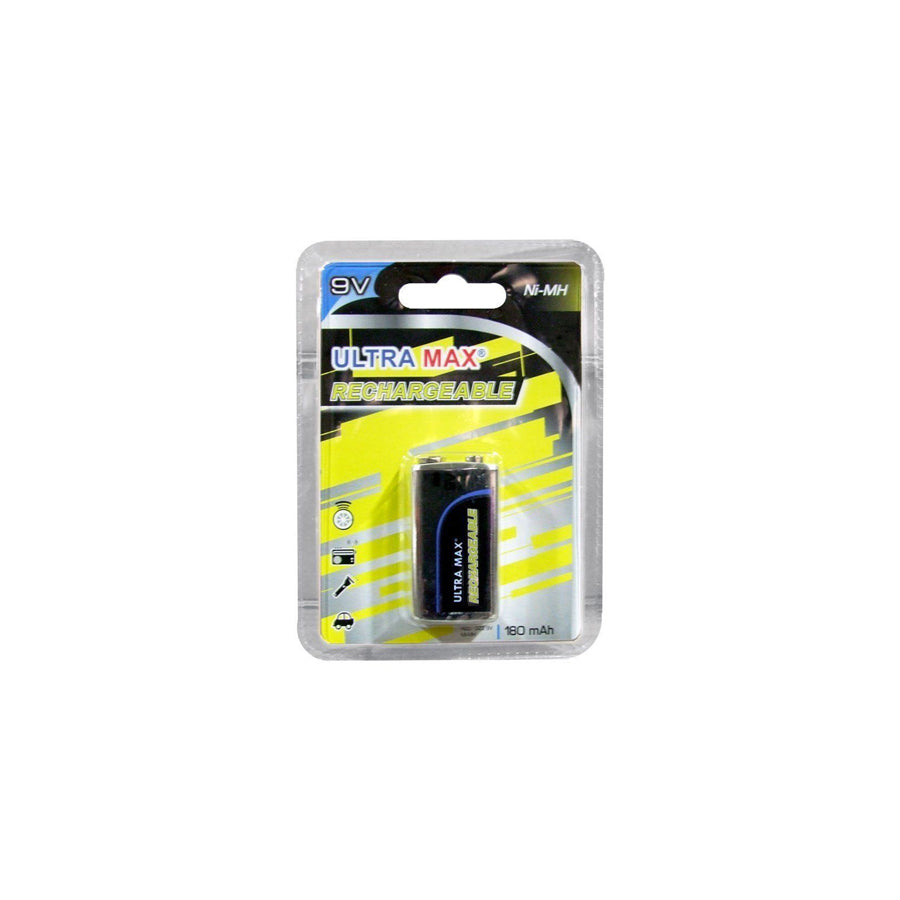 Ultramax Rechargeable 9V Size Battery