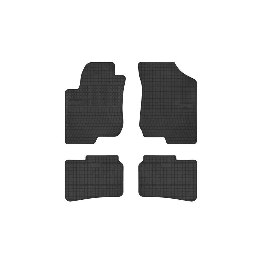FROGUM Tailored 0423 Floor mat set for HYUNDAI i30 I Estate (FD) Elastomer, Front and Rear, Quantity: 4, Black, (LHD)