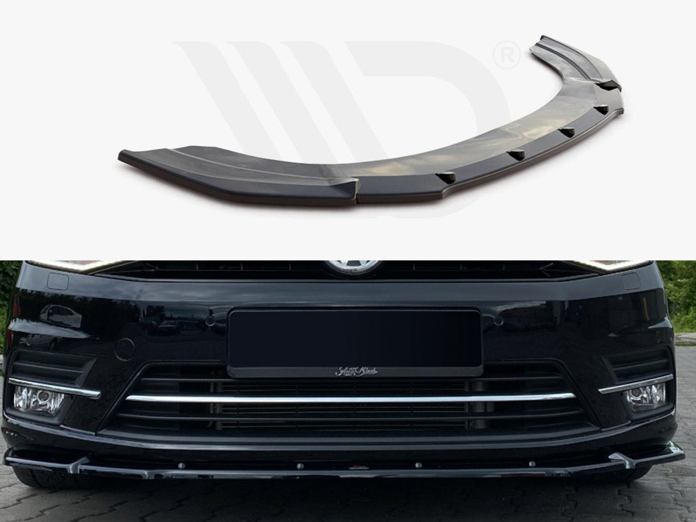 Maxton Design VW-CA-4-FD1T Front Splitter VW Caddy MK4 (2015-2020) | Duco Car Parts UK Car Parts