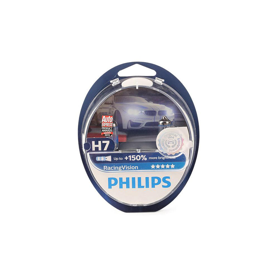 PHILIPS RacingVision 12972RVS2 Bulb, spotlight H7 12V 55W PX26d 3500K Halogen