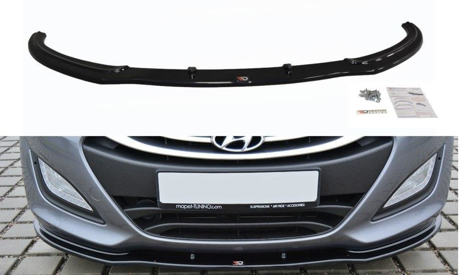 Maxton Design HY-I30-2-FD1T Front Splitter Hyundai I30 MK2 | Duco Car Parts UK Car Parts