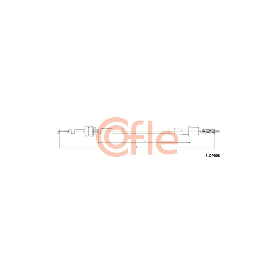 COFLE 3.OP008 Throttle Cable for OPEL CORSA | Duco Car Parts UK Car Parts