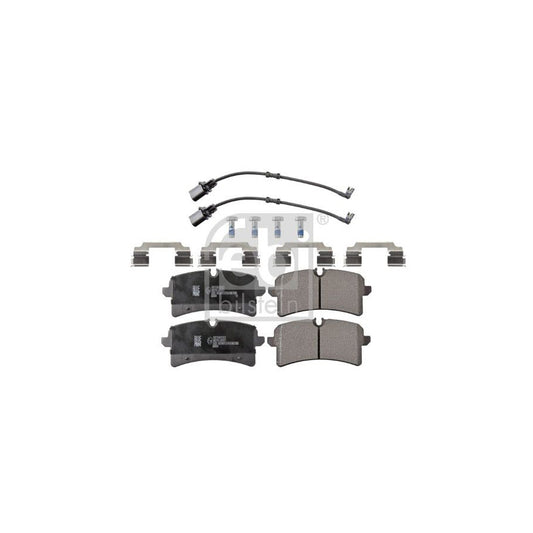Febi Bilstein 116341 Brake Pad Set For Audi A8 D4 4H2 4H8 4Hc 4Hl Rear Axle Incl Wear Warning Contact With Attachment Material
