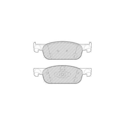 Ferodo Premier Eco Friction Fdb4907 Brake Pad Set Not Prepared For Wear Indicator With Piston Clip Without Accessories