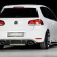 Rieger 00099660 VW Mk6 Golf Rear Diffuser for Sport Tailpipe Left & Right (GTI & GTD) - Carbon-Look