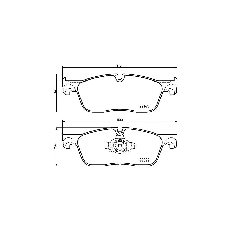 Hella 8DB 355 024 741 Brake Pad Set Prepared For Wear Indicator