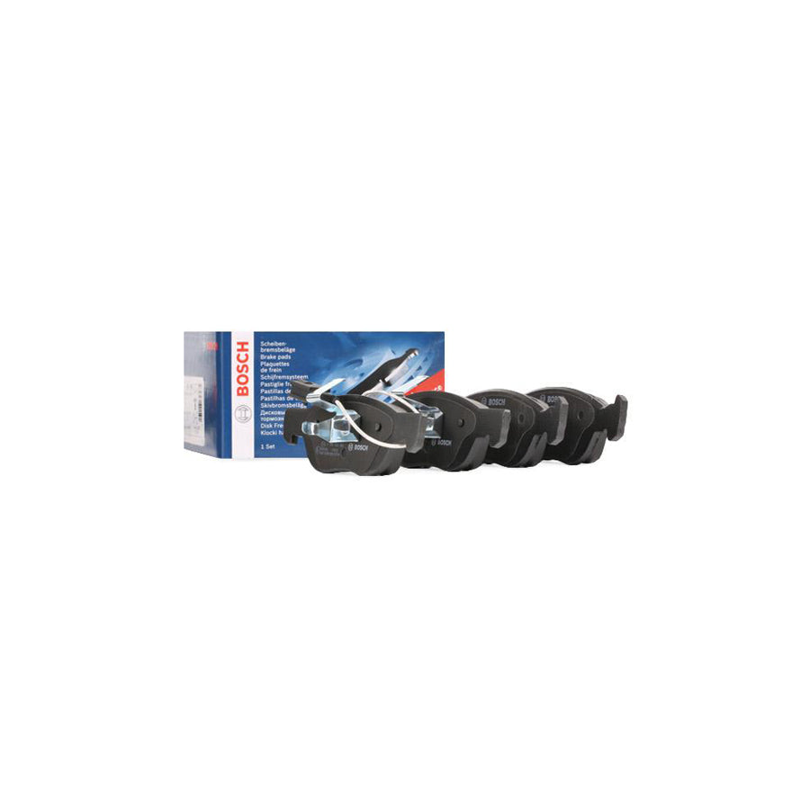 Bosch 0986424362 Brake Pad Set Incl Wear Warning Contact With Anti Squeak Plate With Mounting Manual BP173