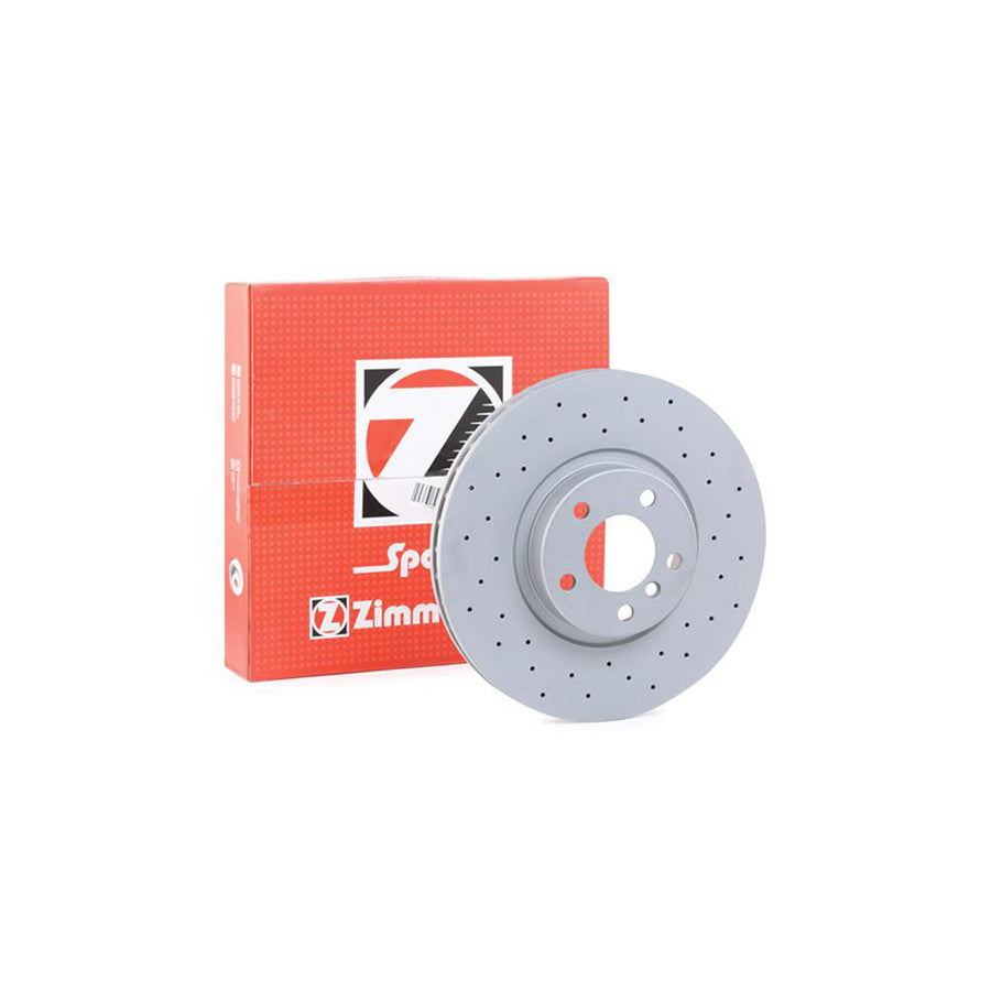 ZIMmERMANN SPORT COAT Z 150 3448 52 Brake Disc Internally Vented Perforated Coated High carbon