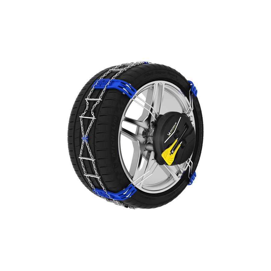 Michelin Fast Grip 008491 Snow chains with chain tensioner, with mounting manual, with protective gloves, with storage bag