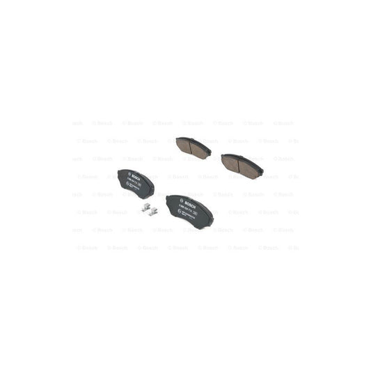 Bosch 0986424713 Brake Pad Set With Acoustic Wear Warning With Anti Squeak Plate BP425