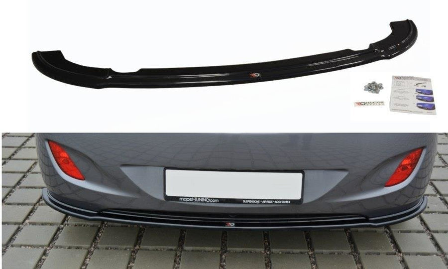 Maxton Design HY-I30-2-RD1T Central Rear Splitter Hyundai I30 MK2 | Duco Car Parts UK Car Parts
