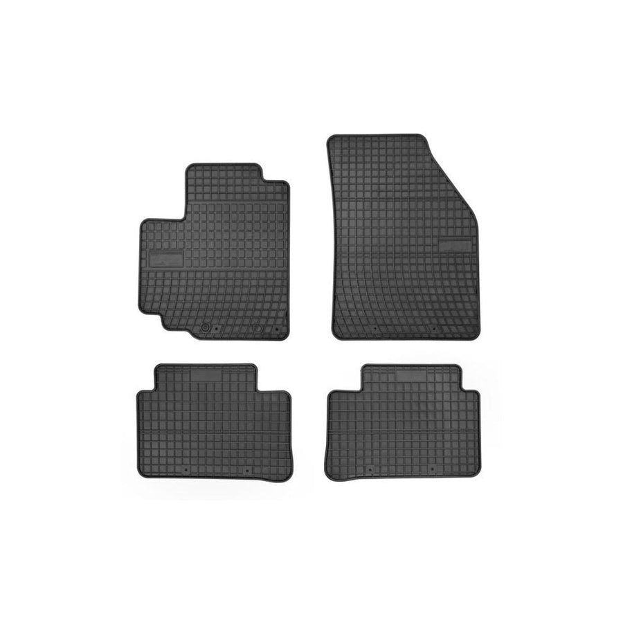 FROGUM Tailored 0602 Floor mat set for SUZUKI Alto VII (GF) Elastomer, Front and Rear, Quantity: 4, Black, (LHD)
