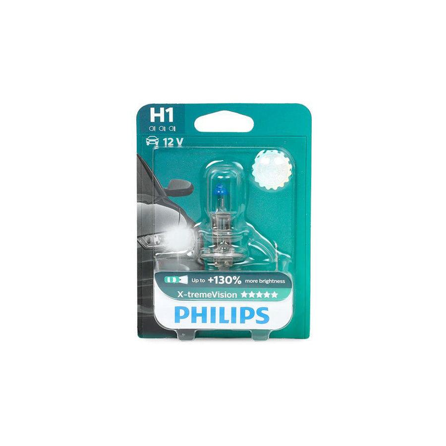 PHILIPS X-tremeVision 12258XV+B1 Bulb, spotlight H1 12V 55W P14,5s 3700K Halogen