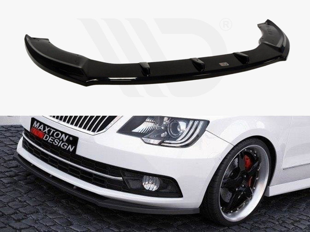 Maxton Design SK-SU-2F-FD1T Front Splitter Skoda Superbfits | Duco Car Parts UK Car Parts