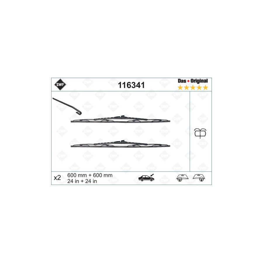 Swf Original 116341 Wiper Blade | Duco Car Parts UK Car Parts