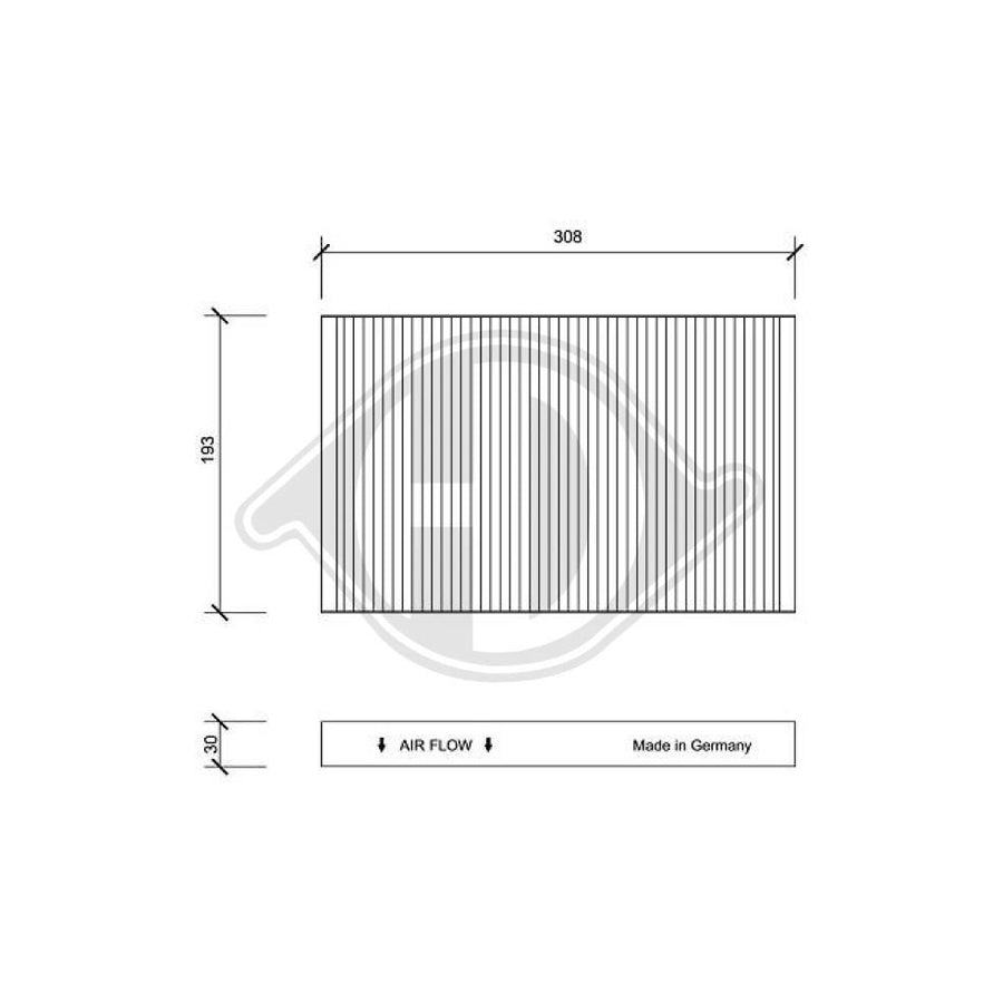 Diederichs Dci0029 Pollen Filter | Duco Car Parts UK Car Parts