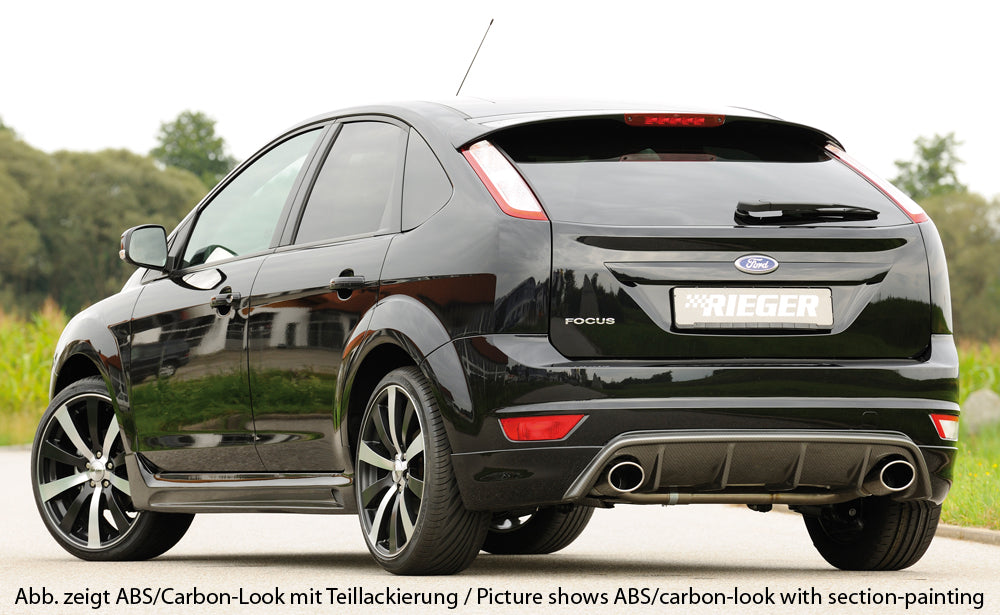 Rieger 00034168 Ford Focus 2 Rear Diffuser for Tailpipe Left & Right