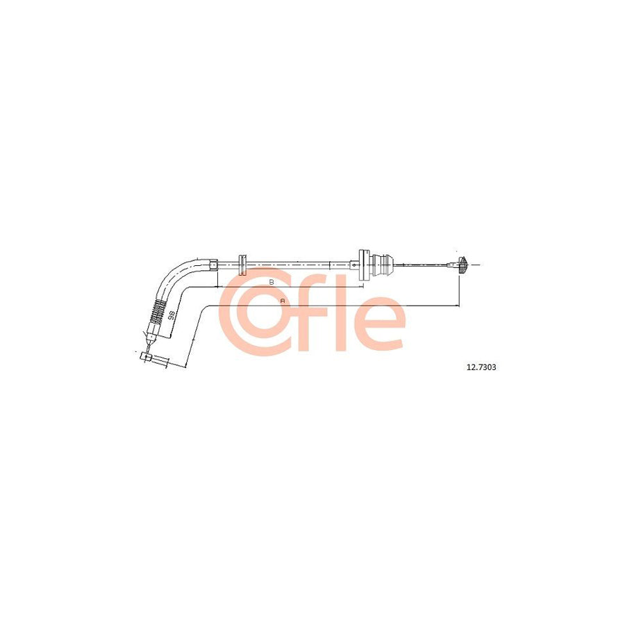 COFLE 12.7303 Throttle Cable | Duco Car Parts UK Car Parts