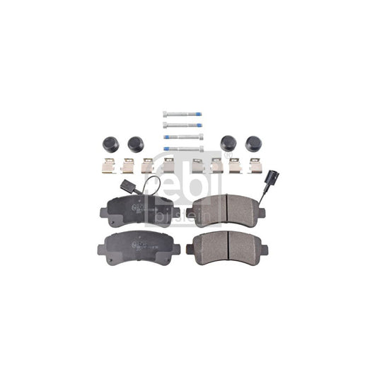 Febi Bilstein 116234 Brake Pad Set Rear Axle Incl Wear Warning Contact With Attachment Material