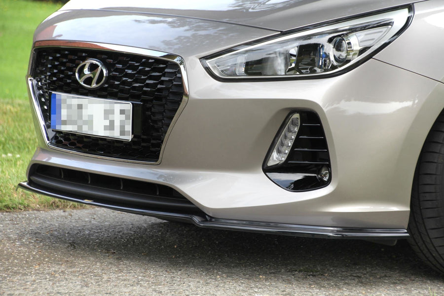 Maxton Design HY-I30-3-FD1T Front Splitter V.1 Hyundai I30 MK3 Hatchback | Duco Car Parts UK Car Parts