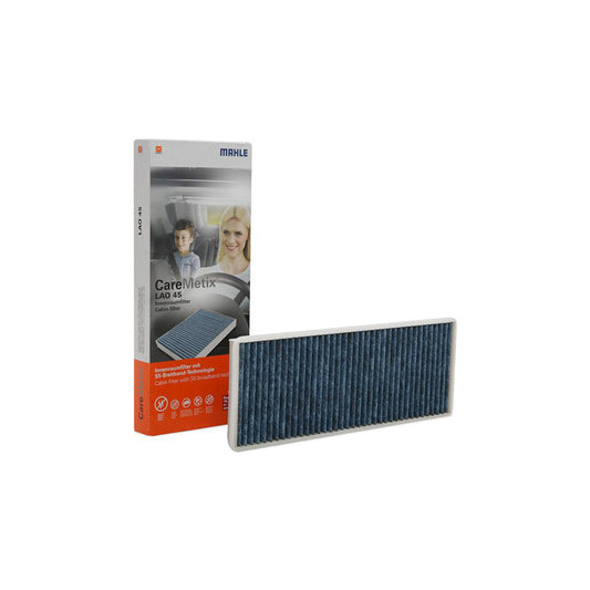 MAHLE ORIGINAL LAO 45 Pollen filter Activated Carbon Filter, with anti-allergic effect, with antibacterial action, CareMetix?