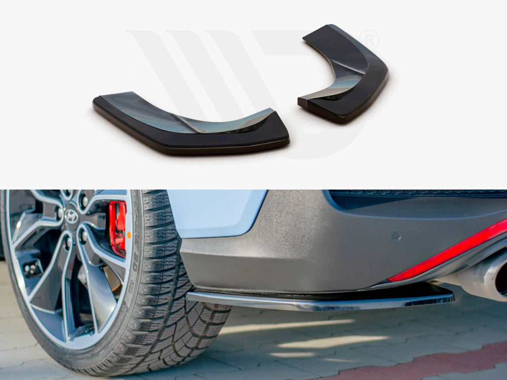 Maxton Design HY-I30-3-N-FB-RSD1T Rear Side Splitters Hyundai I30 MK3 N Fastback (2018-) | Duco Car Parts UK Car Parts