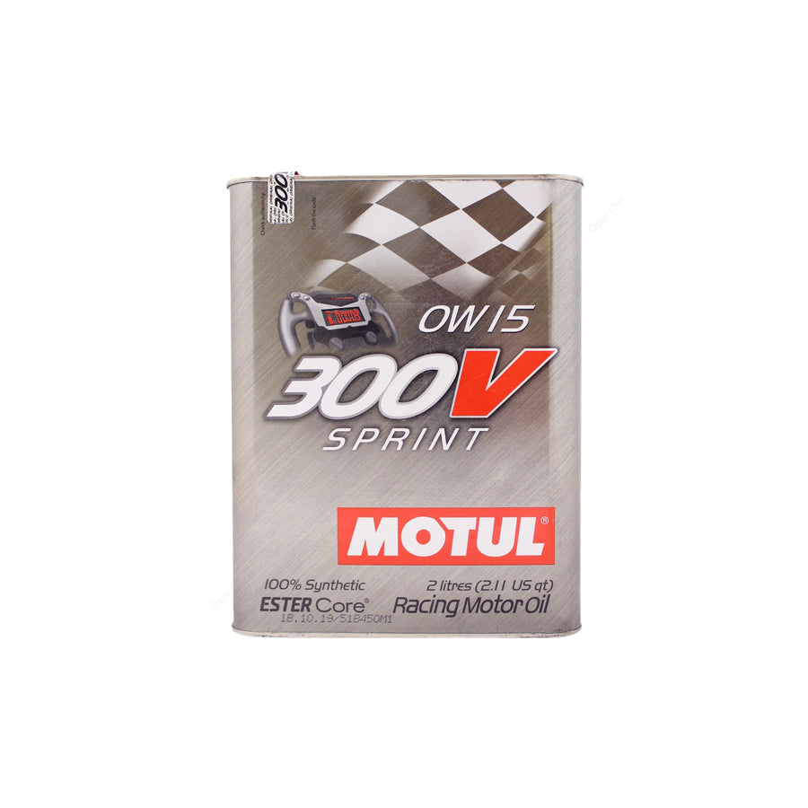 Motul 300V Sprint 0w-15 Ester Synthetic Racing Car Engine Oil 2l