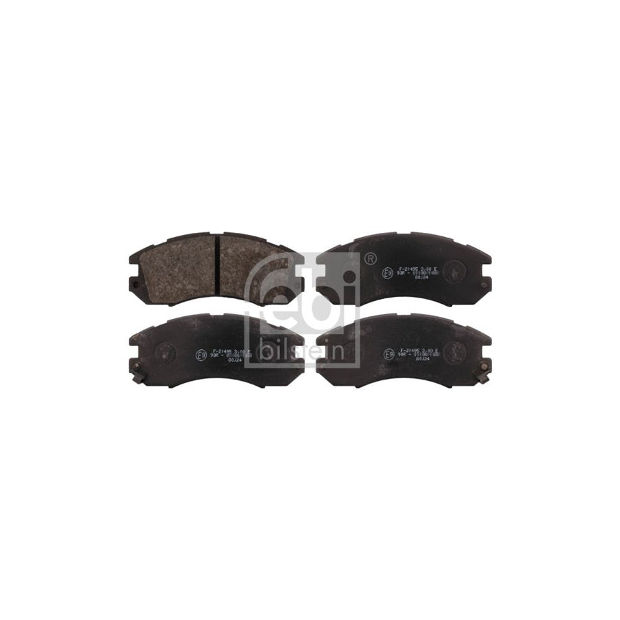 Febi Bilstein 16720 Brake Pad Set Front Axle With Acoustic Wear Warning