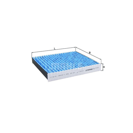 MAHLE ORIGINAL LAO 436 Pollen filter Activated Carbon Filter, with anti-allergic effect, with antibacterial action, CareMetix?