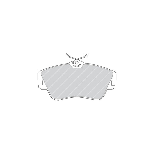 Ferodo Sl Fsl1300 Brake Pad Set Prepared For Wear Indicator