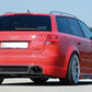 Rieger 00099025 Audi 8E B7 A4 Rear Diffuser for Twin Tailpipe Left & Right - Carbon-Look