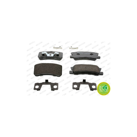 Ferodo Premier Eco Friction Fdb1992 Brake Pad Set With Acoustic Wear Warning With Piston Clip Without Accessories