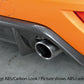 Rieger 00034158 Ford Focus 2 ST Rear Diffuser for Original Tailpipe Left & RIght -  Matte Black