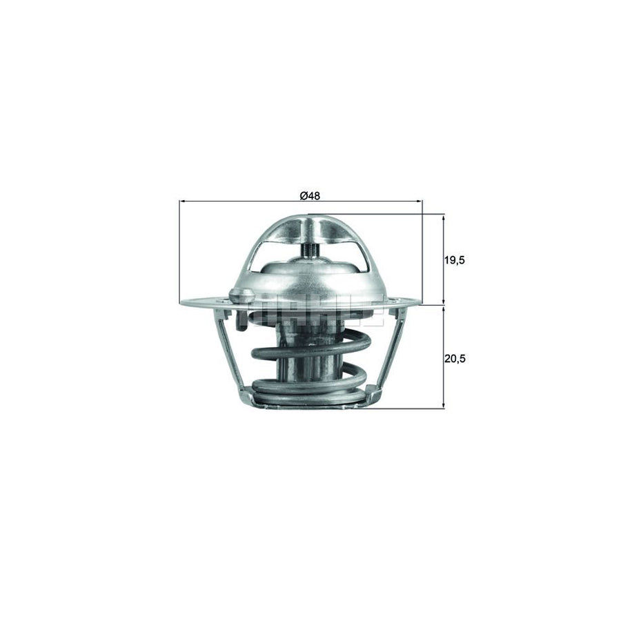 MAHLE ORIGINAL TX 204 82D Engine thermostat Opening Temperature: 82°C, with seal