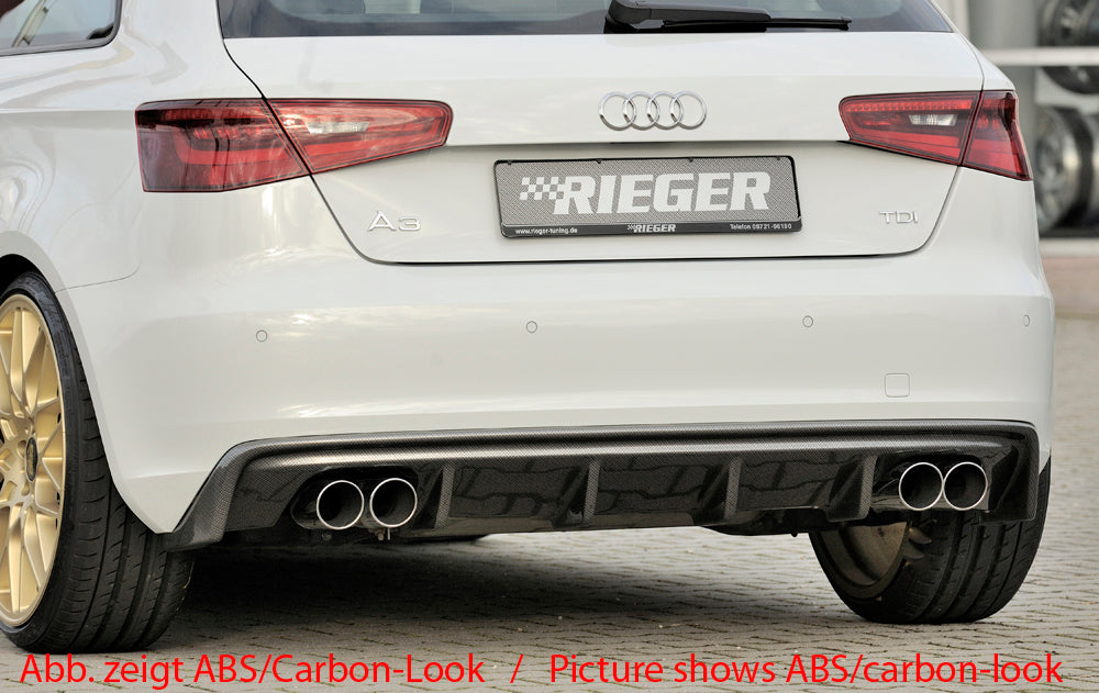 Rieger 00056787 Audi 8V A3 Rear Diffuser
