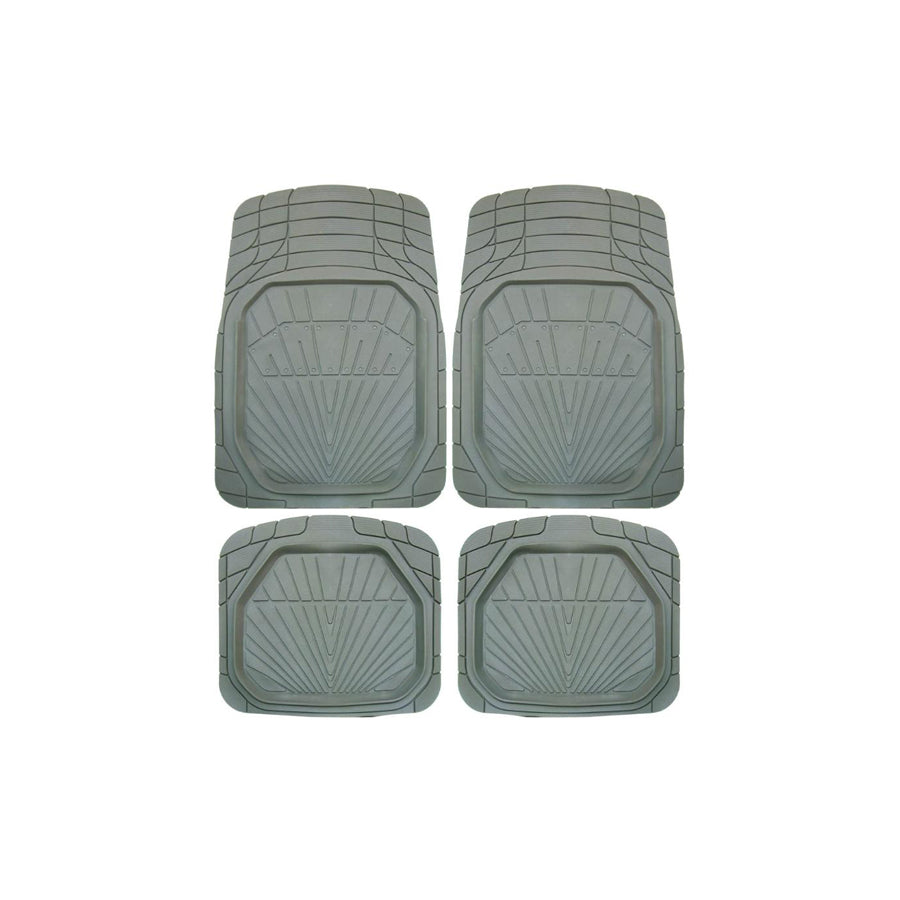 POLGUM Universal fit CR202S Floor mat set Elastomer, Front and Rear, Quantity: 4, Grey