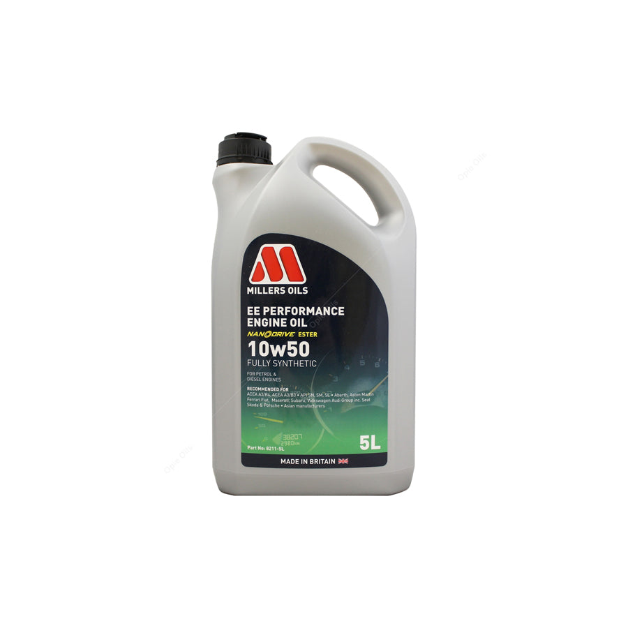 Millers Oils EE Performance 10w-50 Fully Synthetic Engine Oil 5l